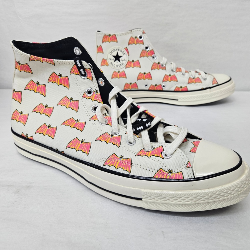 Converse Chuck 70 Hi Batman 80th Anniversary 167318C Egret Pink Men's Size 13